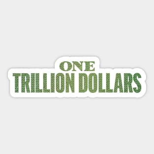 eine - one billion dollar tv series graphic design Sticker